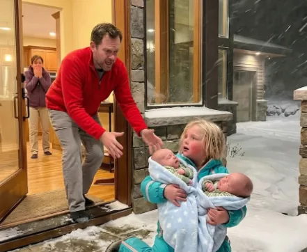 The roaring fireplace in the Cascade Ridge Estate could not melt the ice forming inside Dr. Nathan Pierce’s chest. For seven years, he had worn his cold arrogance like a suit of armor, convinced that cutting Sarah out of his life was an act of tough love.
