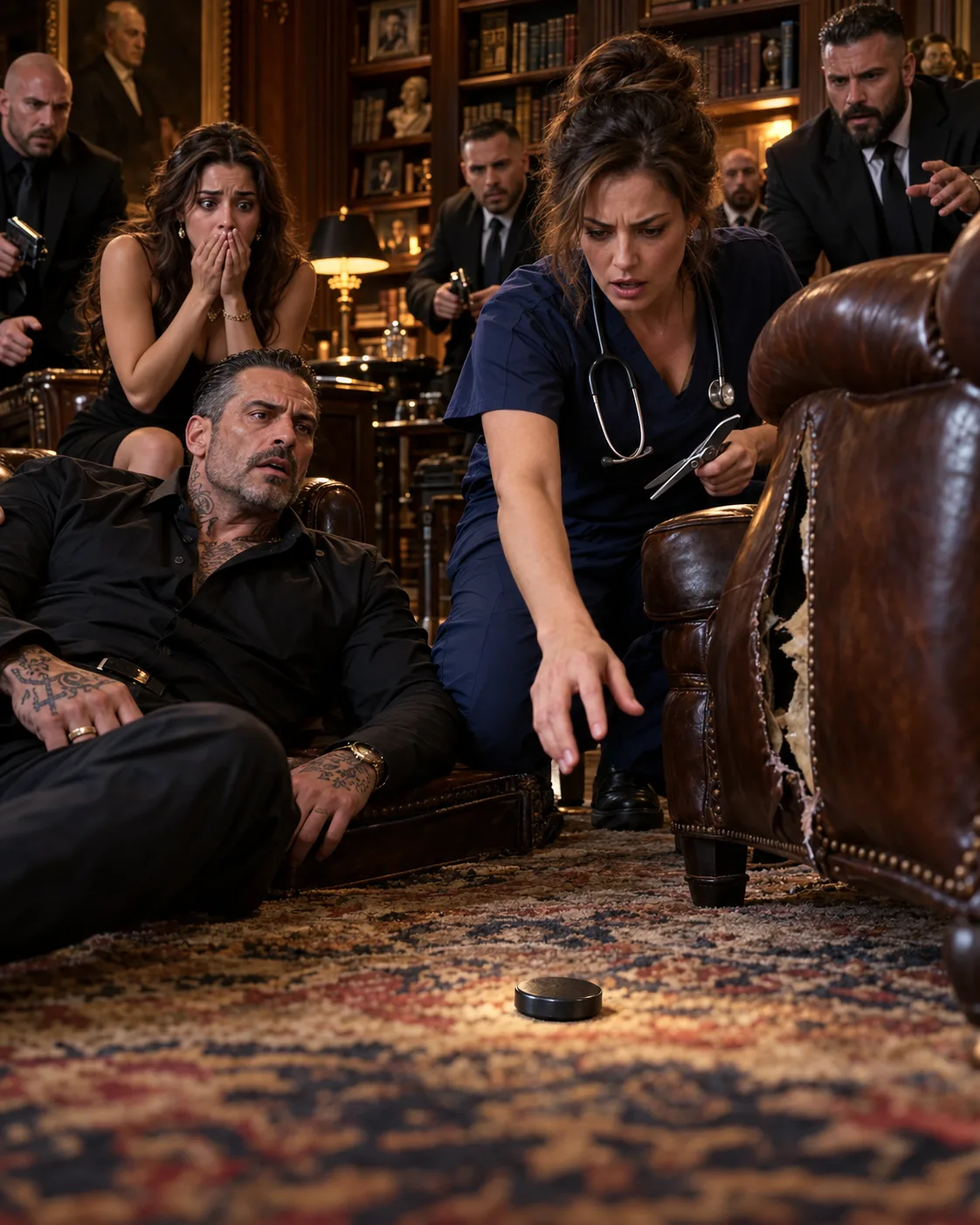 Everyone warned Laura never to touch Marco Bellini’s father’s chair, but when his heart device started beeping, she cut it open and uncovered a terrifying secret…
