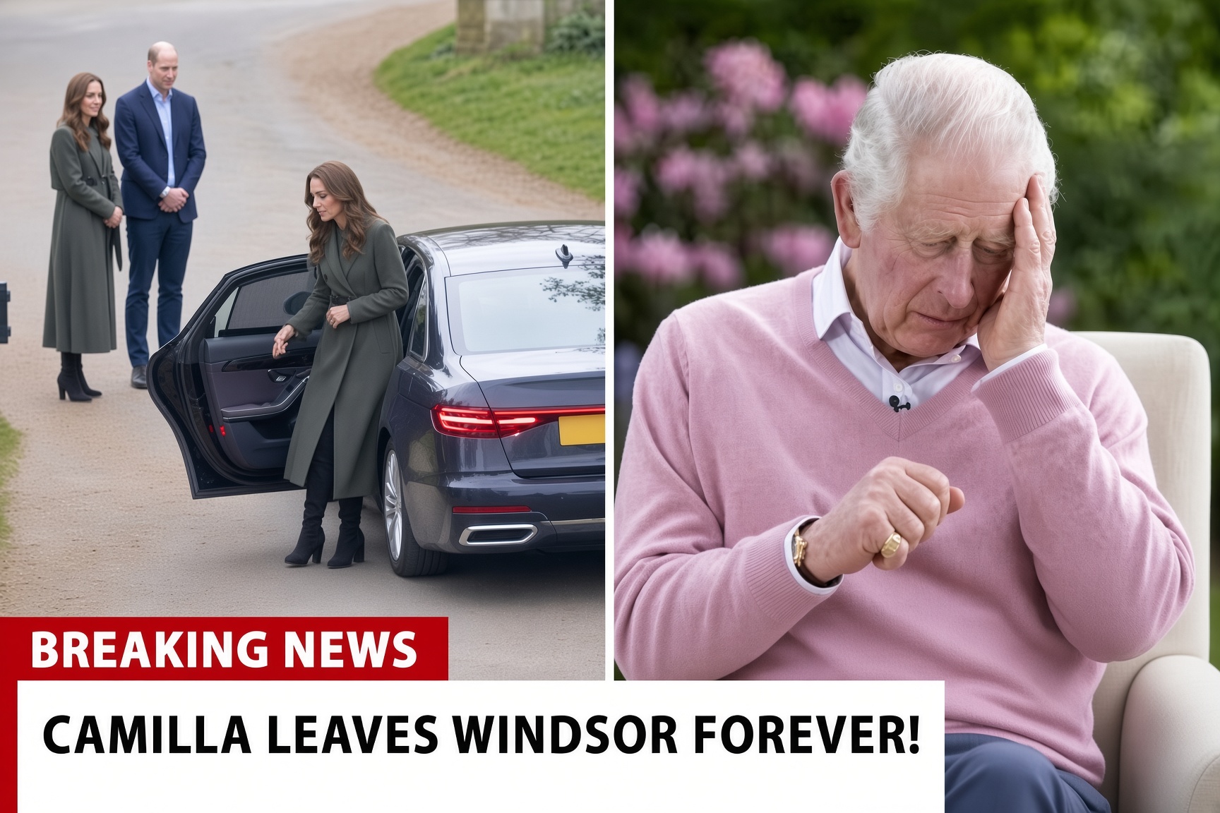Prince William and Catherine Announce Shocking Decision! Camilla Ordered to Leave Windsor Lodge