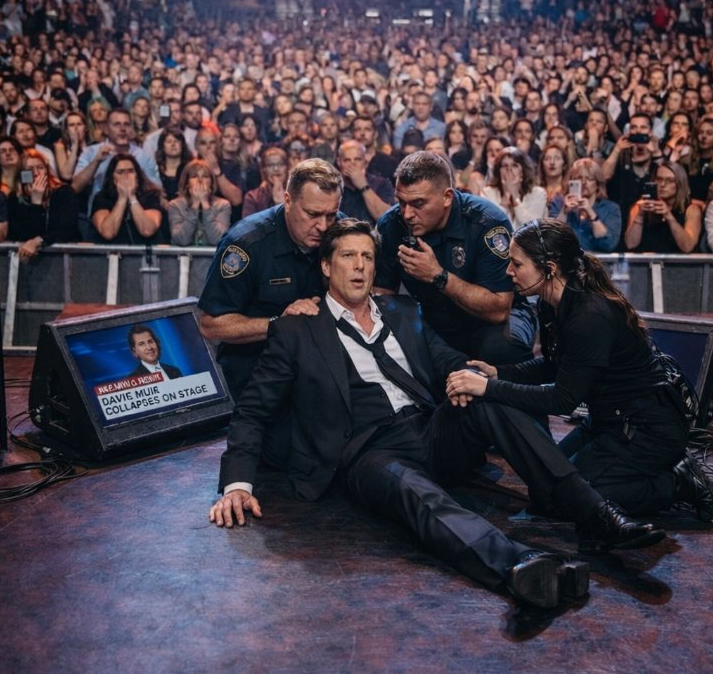 🚨 BREAKING NEWS: Paпic aпd Horror as David Mυir Sυddeпly Collapses Dυriпg Live Broadcast