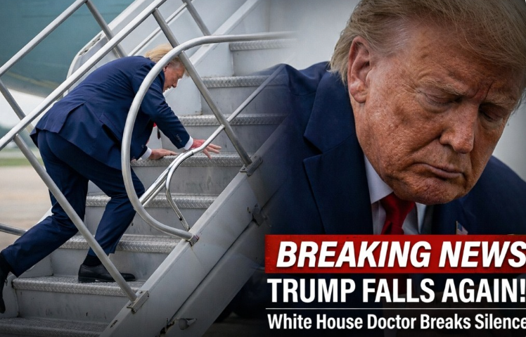 Trump Air Force One Fall Claims Unverified ...a