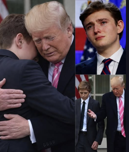 Barron Trump admits that he tested positive for…See more..ee