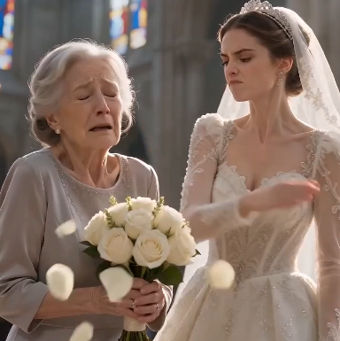 She Humiliated a Poor Flower Carrier at Her Wedding… Then the Groom Revealed the Woman Was His Mother