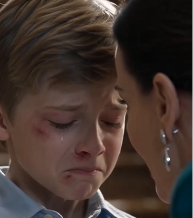 A CRUEL STEPMOTHER SLAPPED A LITTLE BOY ACROSS THE FACE INSIDE A LUXURY MANSION... THEN THE FRONT DOORS OPENED AND SHE STOPPED BREATHING