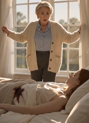 Get Out of Bed!" My Mother-in-Law Yelled That I Was Wasting Half the Day—But the Moment She Opened the Curtains, She Began Crying.