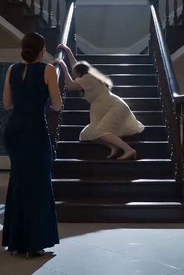 The Pregnant Woman Nearly Fell Down the Stairs — Then the Security Camera Revealed a Hand Behind Her