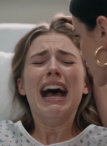 I was lying in a hospital bed, one hand resting on my pregnant belly, when Vanessa Cross burst through the door like she owned the building.