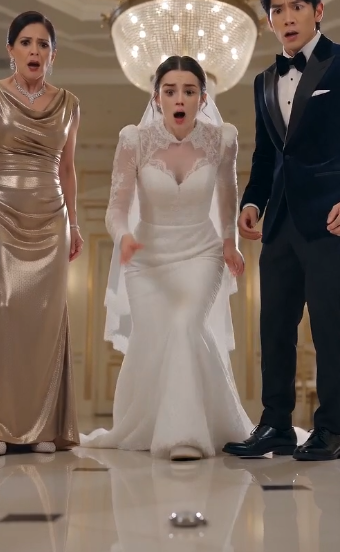 She was just a maid working quietly at a billionaire wedding, invisible to every guest in the room.