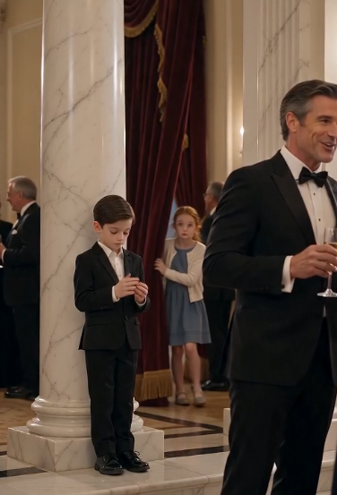 The CEO forgot his deaf son in a room full of millionaires, until the maid’s daughter raised her hands and made him smile