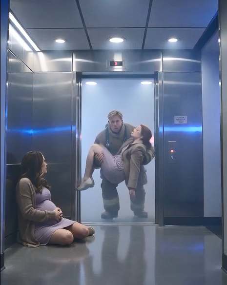 "Trapped for 7 Hours in the Elevator, My Husband Saved His Mistress. I, Pregnant, Was Left Behind. When I Returned... My Firefighter Husband Carried His Ex Out of the Elevator First, but the Ring I Handed His Rookie Exposed the Rescue He Failed