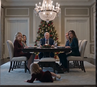 My dad pushed my 9-year-old daughter at the Christmas table. “That seat is for my real
