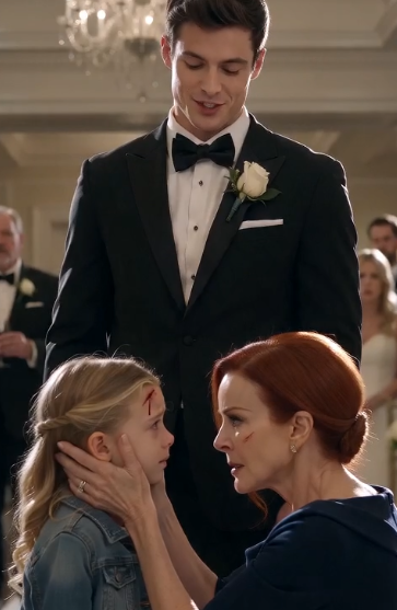He Framed My 8-Year-Old Daughter at His Wedding… Then the Wedding CCTV Destroyed Him The first thing I saw wasn't my daughter. It was her blood. Bright red. Running across the elegant white wedding menu. Not on the floor.