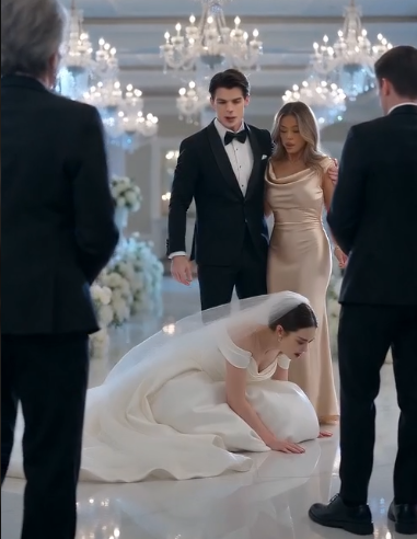 He pushed the bride onto the marble floor, and then her butler ended the wedding with a phone call.