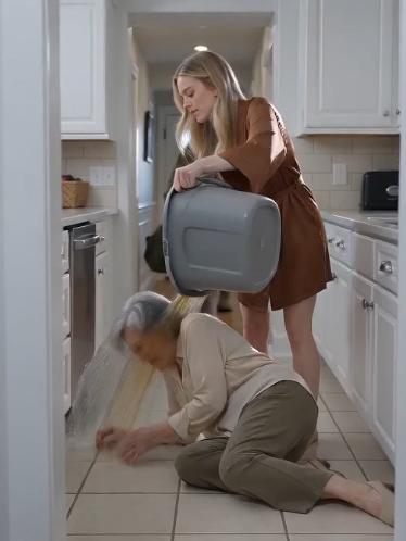 ReTURNING Early From Military Deployment, A Furious Soldier Catches His Evil Wife Forcing His Bruised Mother To Drink Dirty Water From A Floor Bucket