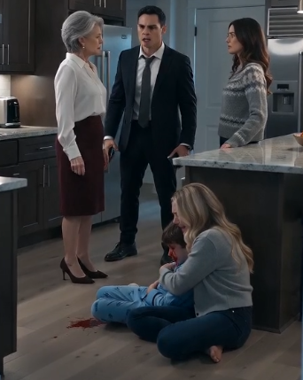 I had been gone for five days, but nothing prepared me for what I saw when I opened the door: my wife juggling dinner and our sick toddler, while my mother and sister sat nearby on their phones.