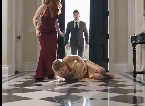She Pushed His Pregnant Wife Onto the Marble Floor—Then the Security Camera Exposed Everything