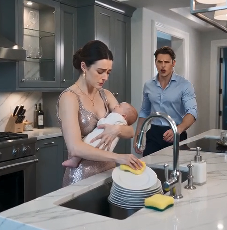 "My mother humiliated my wife on our son’s first birthday, forcing her to serve everyone while caring for our sick baby, but she never expected me to walk through that back door…