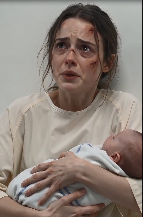 """MYY HUSBAND ABANDONED ME AND OUR NEWBORN AT THE HOSPITAL—THEN A TATTOOED STRANGER SIGNED THE “FATHER” LINE… AND REVEALED THE SECRET THAT BROUGHT MY EX-HUSBAND TO HIS KNEESS