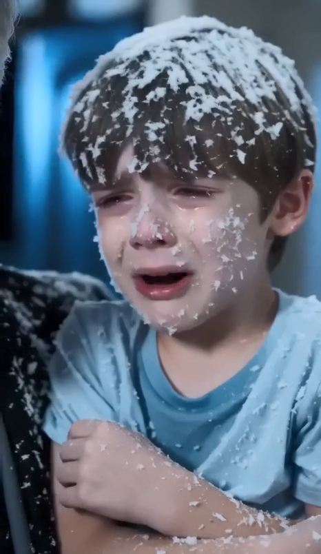 Richard Whitaker had barely crossed the doorway when he saw his three-year-old grandson shaking in the cold