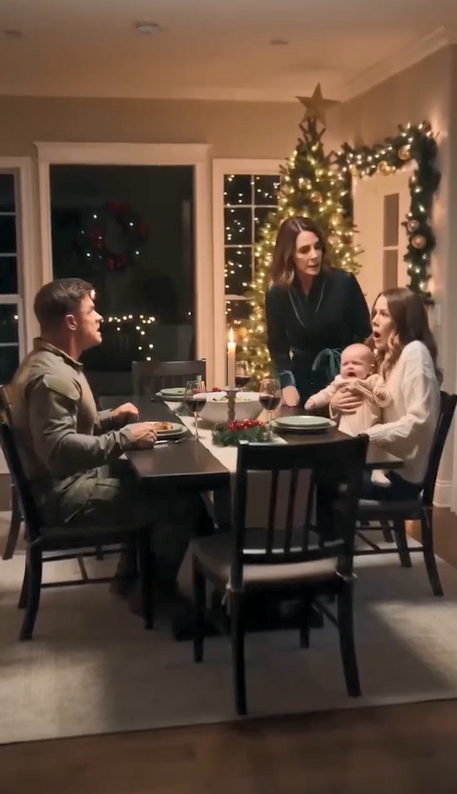 "At a family Christmas dinner, my sister hurt my baby and laughed it off. Everyone froze except my husband. Calm, controlled, and commanding, he stood up and told her to leave. She never came back after that night.