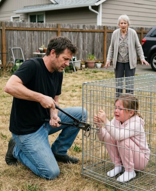 My ten-year-old daughter hadn’t answered my calls for three days, so I rushed to her mother’s house and found Emily tra:p:ped inside a metal enclosure in the backyard.