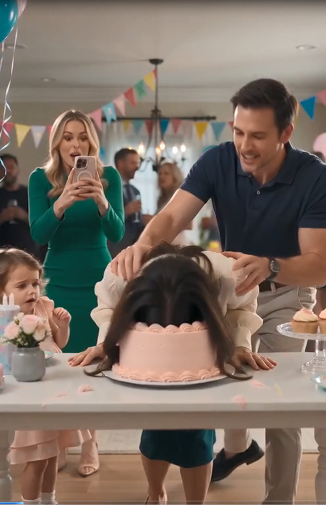 My Sister-in-Law Pushed Me Into My Nephew's Birthday Cake—Then My Father Turned My Own Crutch Against Me Until Someone Unexpected Walked Through the Door.