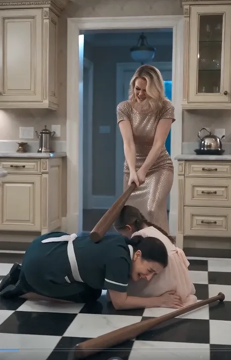 "The Maid Shielded Her Little Girl From His Fiancée’s Blow—Then the Child Looked at the Millionaire and Whispered, “Daddy ..Y …”