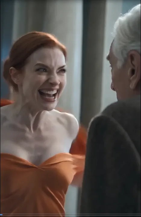 Richard said nothing after his son slapped him—he simply pointed toward the ceiling, and Sophia’s face suddenly turned white.