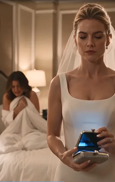 Mary opened the presidential suite just minutes before her wedding—and found Ethan in bed with Vanessa. Vanessa pulled the blanket around herself. “Mary, this isn't what it looks like.”