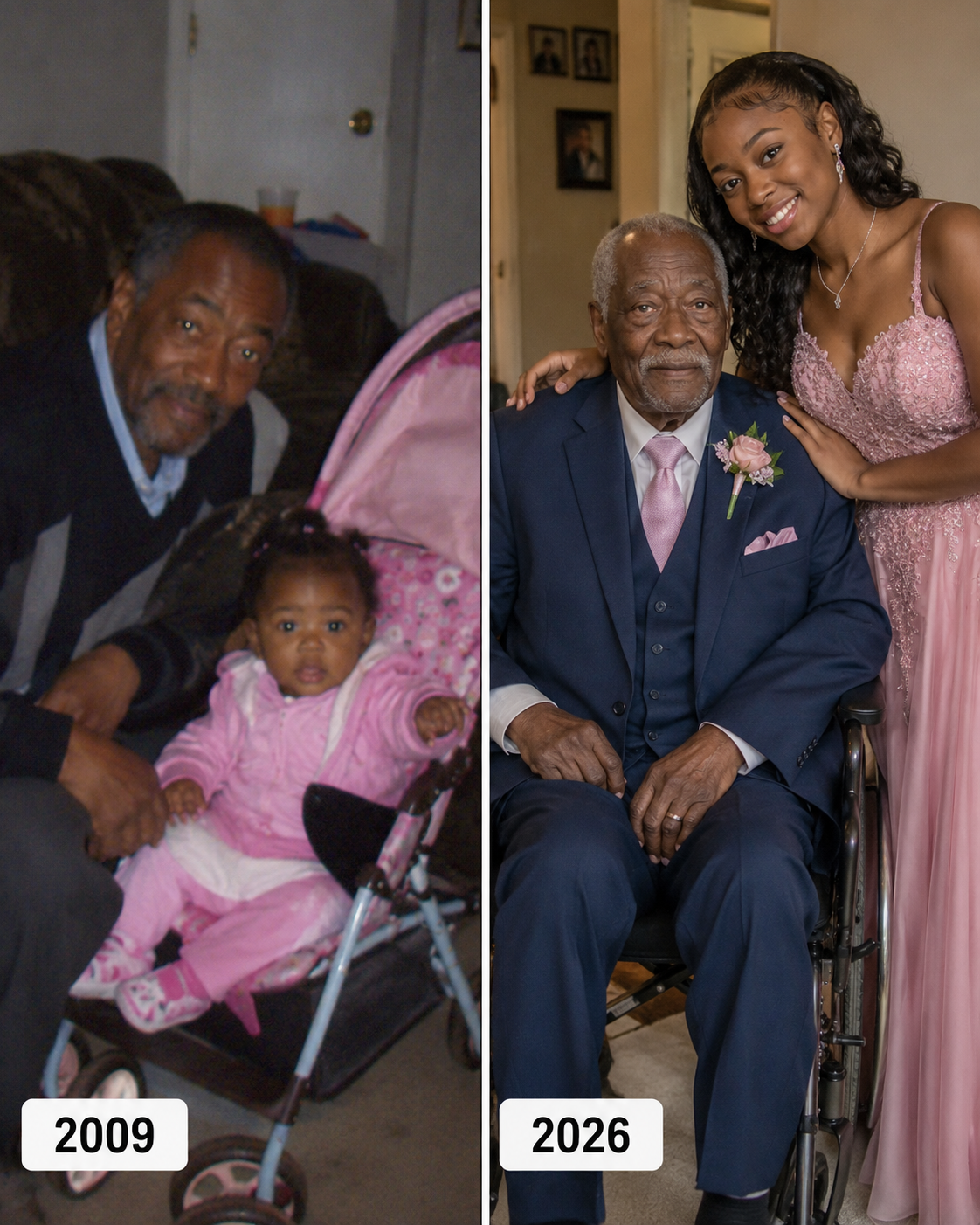 AT FIRST, PEOPLE THOUGHT BRINGING MY GRANDFATHER TO PROM WAS THE SWEETEST THING THEY’D EVER SEEN.  Then one comment changed the atmosphere in the entire room.