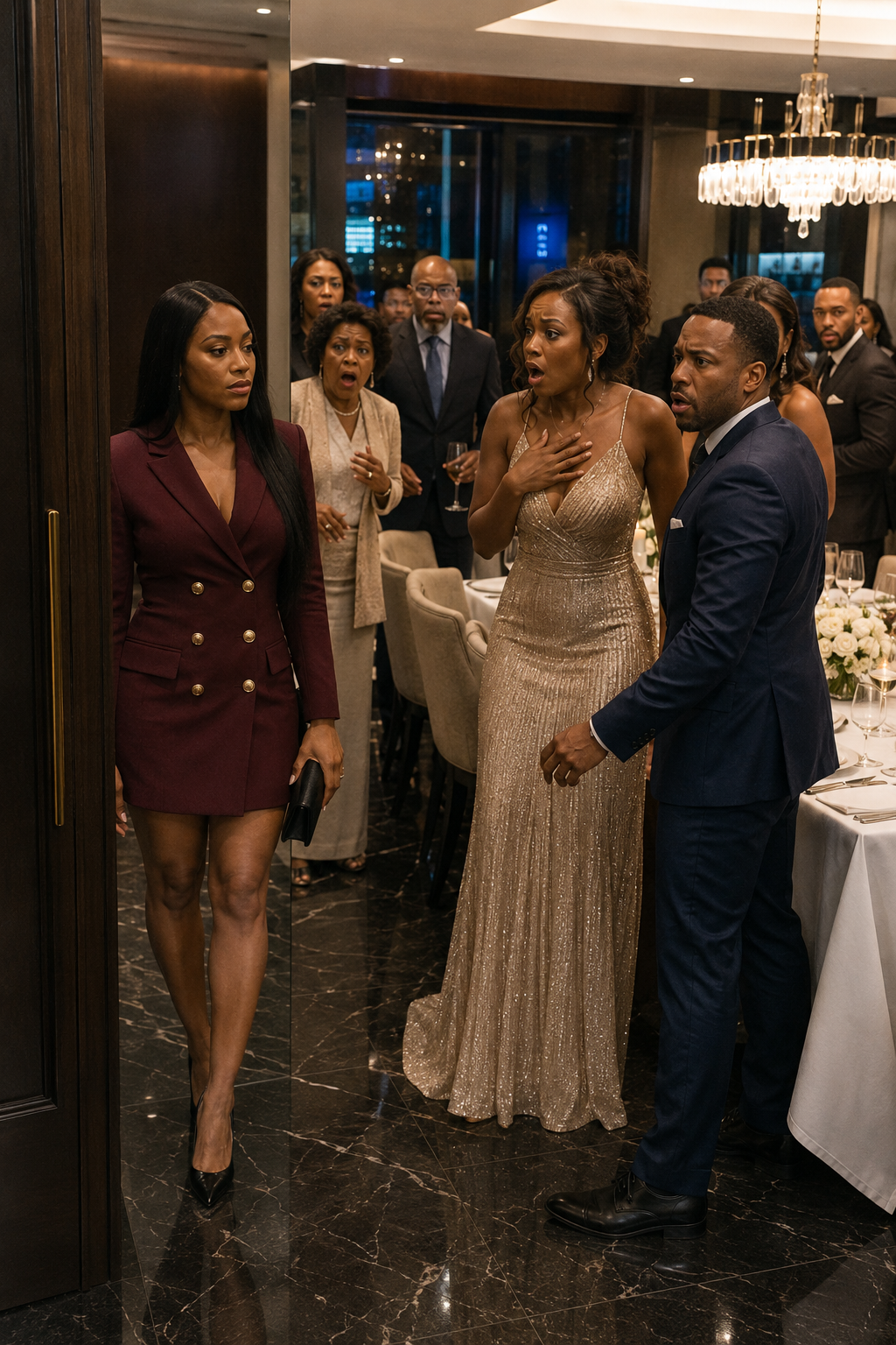 My family told everyone I had failed, then invited me to my brother’s engagement dinner like I was the humiliation of the room. But the instant his fiancée finally looked at me, her face turned completely pale...