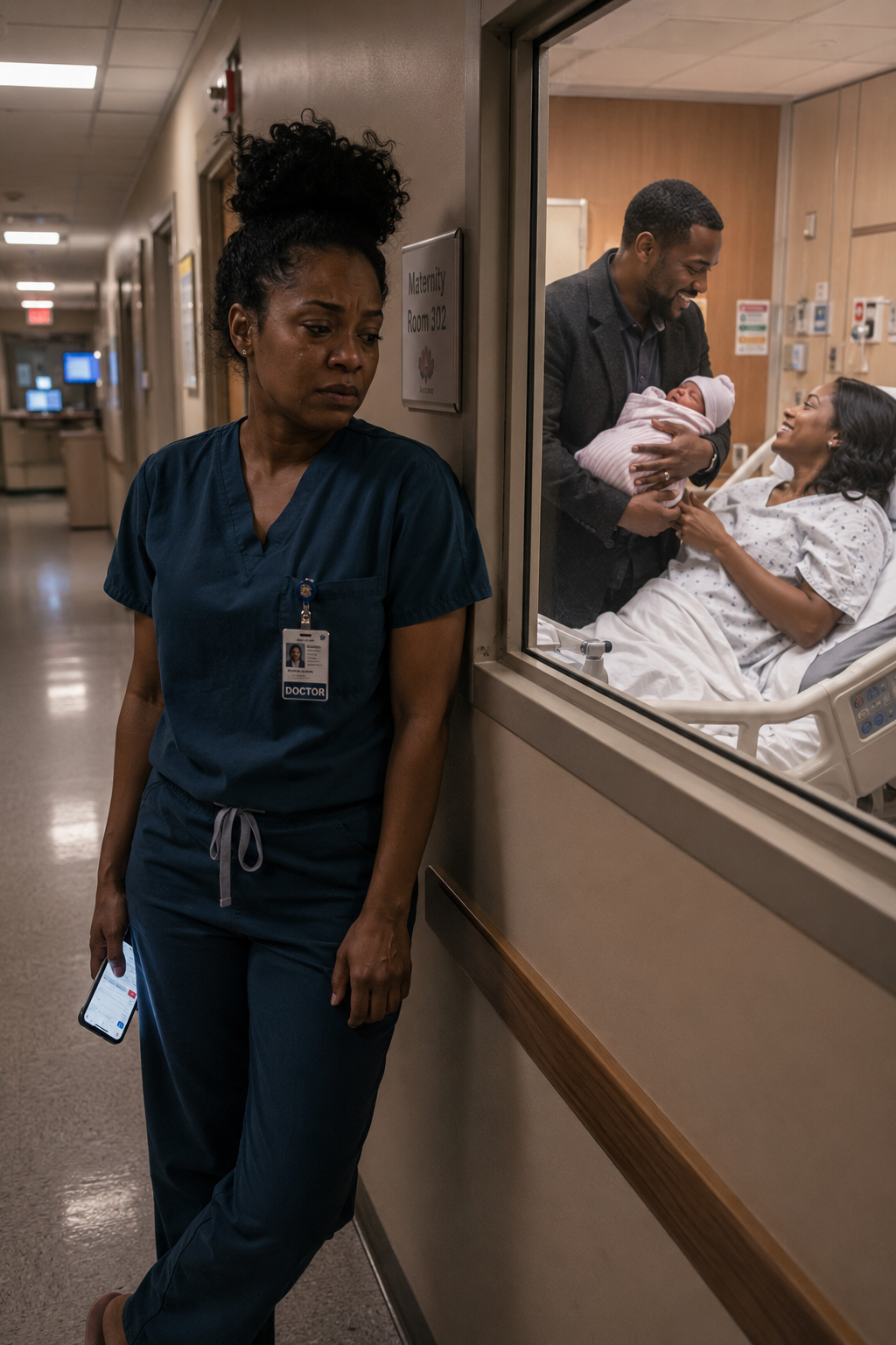 MY HUSBAND KISSED ME GOODBYE, PICKED UP HIS SUITCASE, AND PROMISED TO CALL ME WHEN HE LANDED.  A FEW HOURS LATER, I SAW HIM HOLDING A NEWBORN BABY IN CHICAGO.