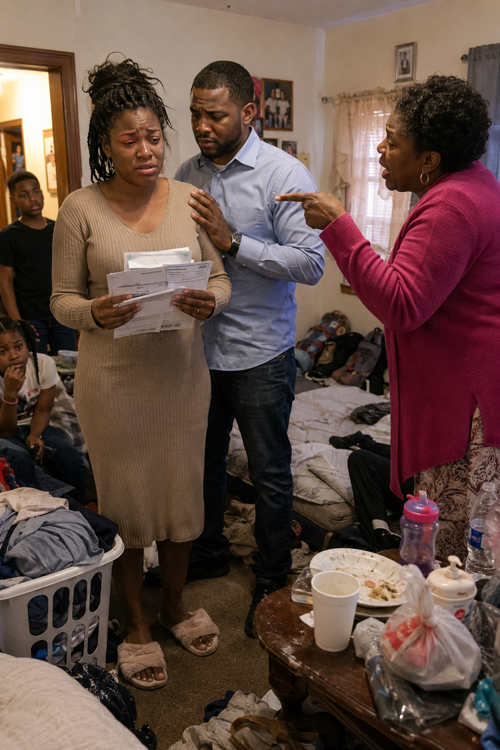 My husband and I bought our first house after years of sacrifice, but my mother-in-law filled every room with relatives and told me, “Family rules here,” until I found some papers that changed everything and I understood that they didn’t just want to stay.