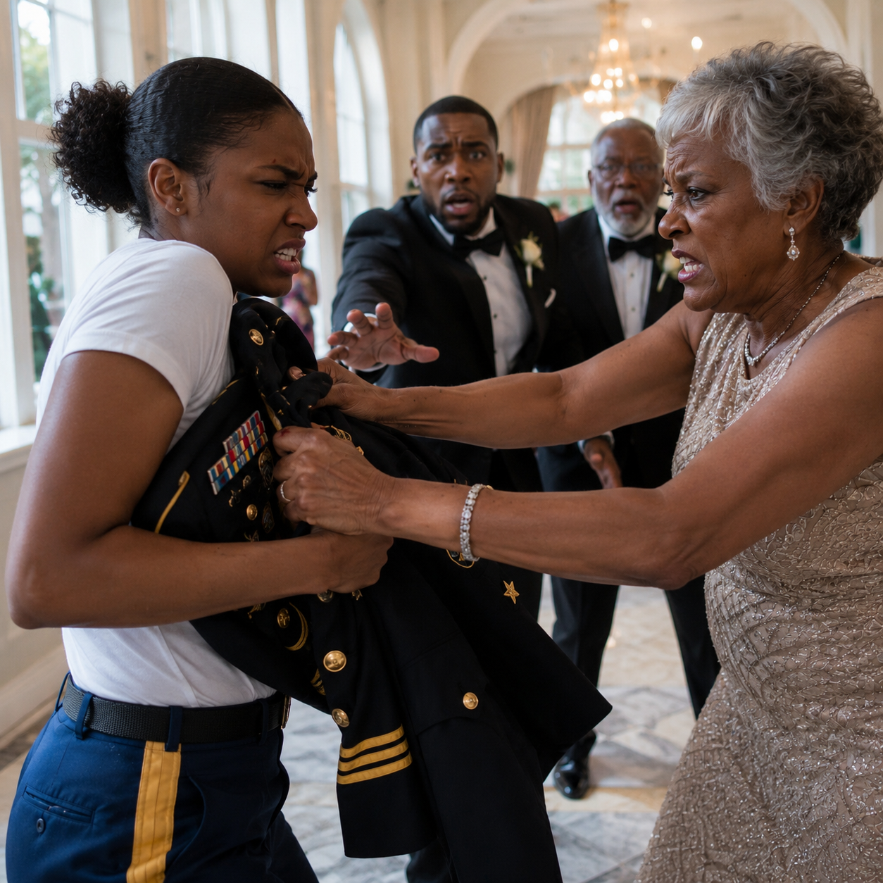 “YOU'RE NOT WEARING THAT TO THE WEDDING.”  My family had spent days arguing about a uniform they wished would stay hidden. They were so focused on appearances that they never considered what might happen if someone important recognized what those medals actually meant. Minutes later, the entire reception was staring at me.