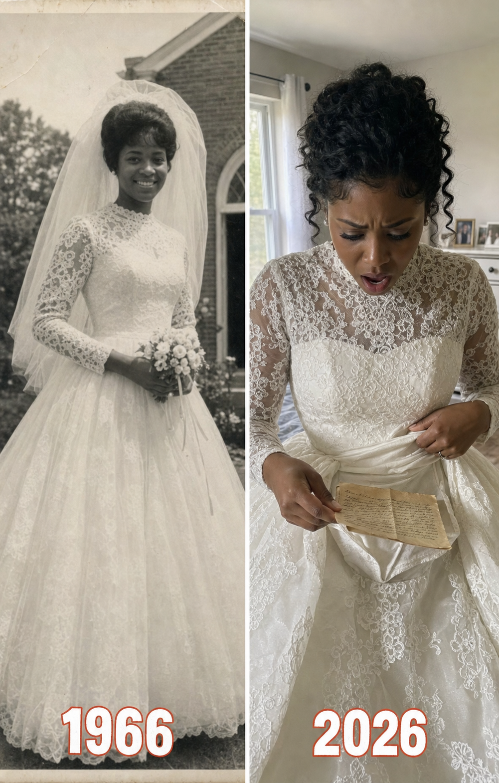 I WORE MY GRANDMOTHER’S WEDDING DRESS IN HER HONOR — WHILE ALTERING IT, I FOUND A HIDDEN NOTE THAT REVEALED SOMETHING I NEVER EXPECTED ABOUT MY PARENTS.