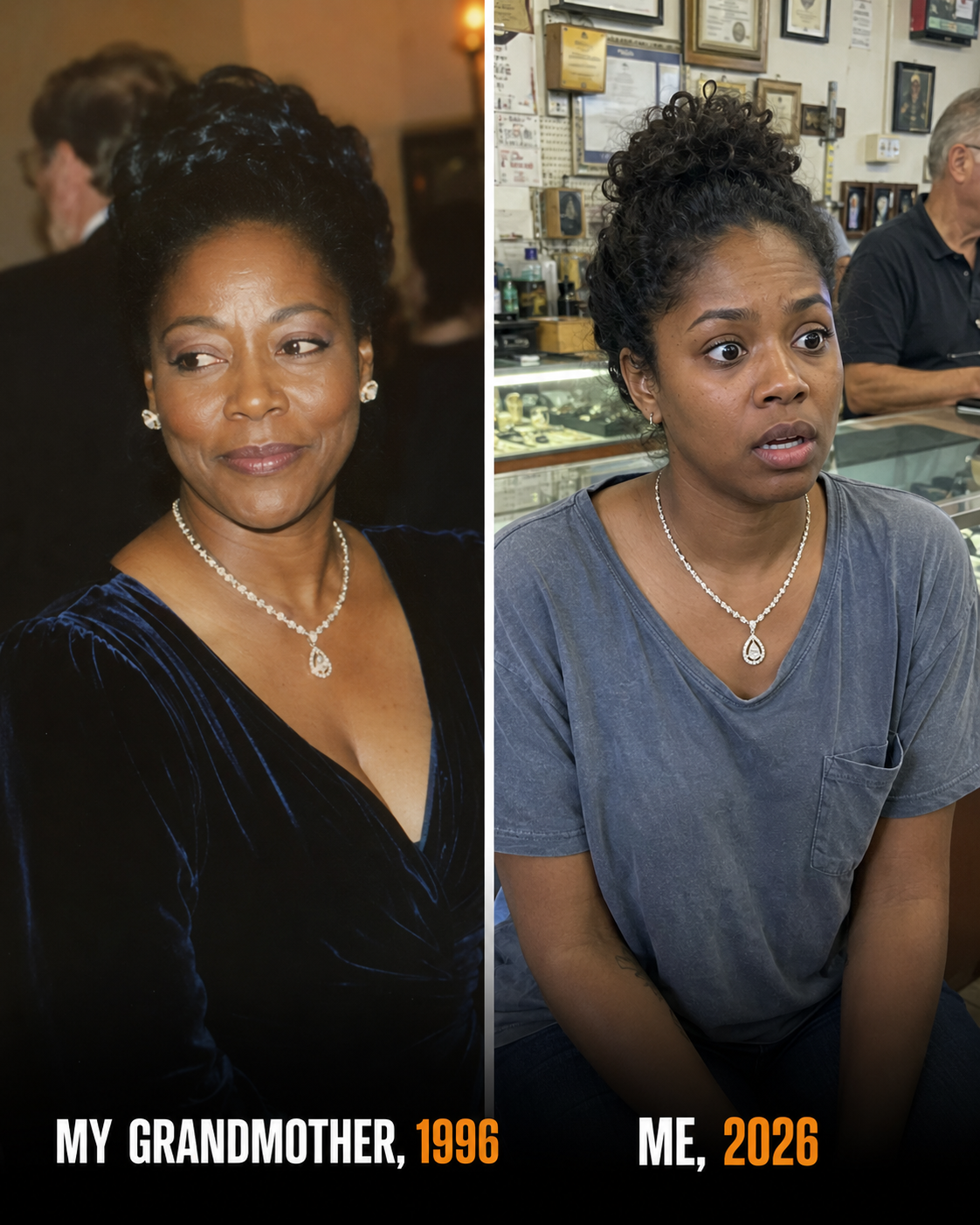 I THOUGHT MY GRANDMOTHER’S NECKLACE WAS JUST A FAMILY HEIRLOOM — THEN A STRANGER IN A PAWN SHOP SAID SOMETHING THAT MADE THE ROOM GO COMPLETELY STILL.