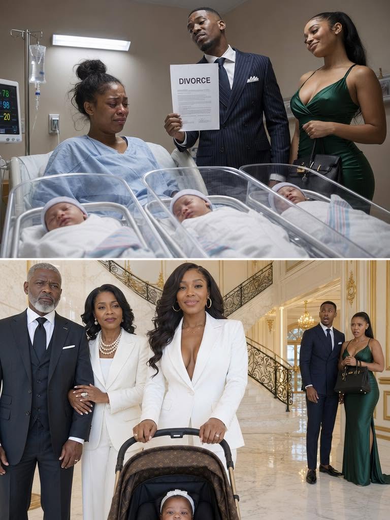 After I gave birth to our triplets, my husband brought his mistress to the hospital, a Birkin hanging from her arm, just to humiliate me. “You’re too ugly now. Sign the divorce,” he sneered.