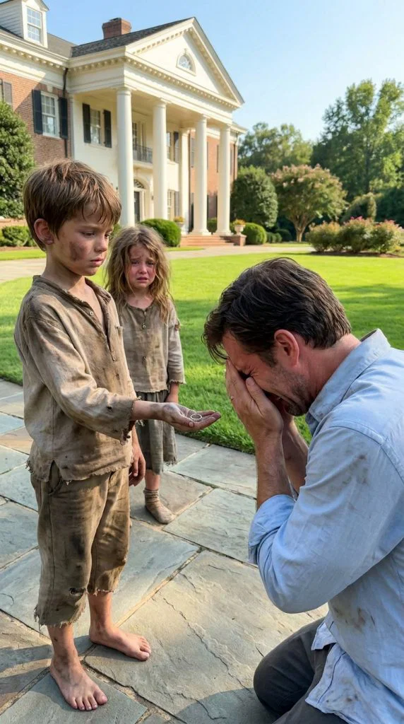 Two Children Knocked on a Stranger’s Door Asking to Clean His Yard for Food — They Never Imagined That Simple Request Would Change All Their Lives Forever.