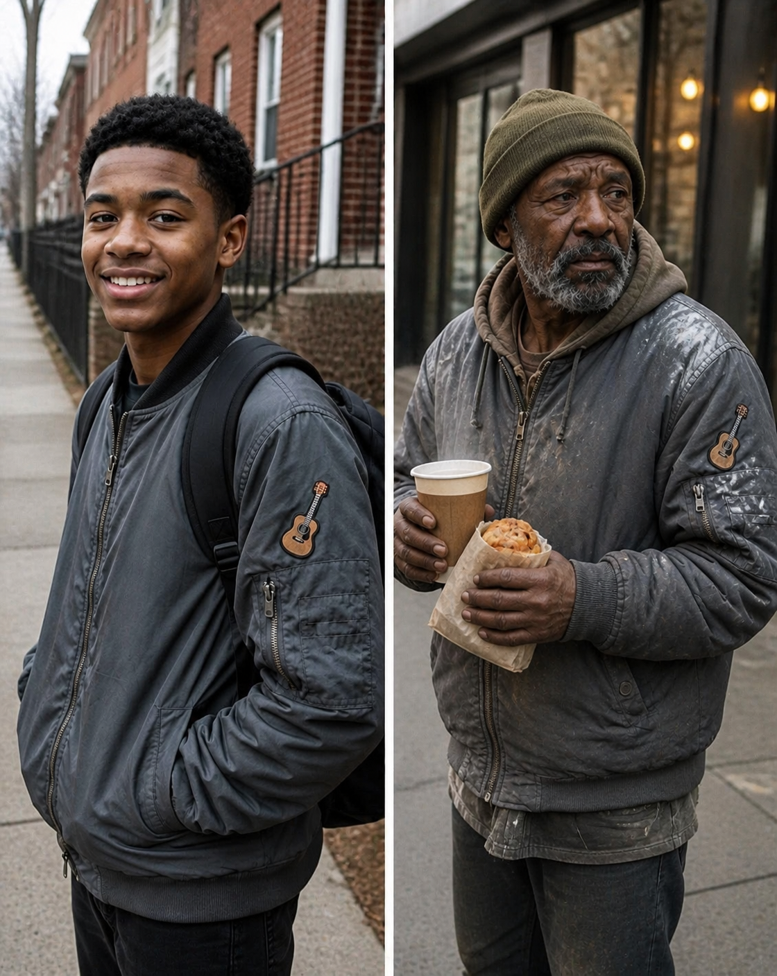 I Saw a Homeless Man Wearing My Missing Son's Jacket – I Followed Him to an Abandoned House, and What I Found Inside Made Me Nearly Collap.se