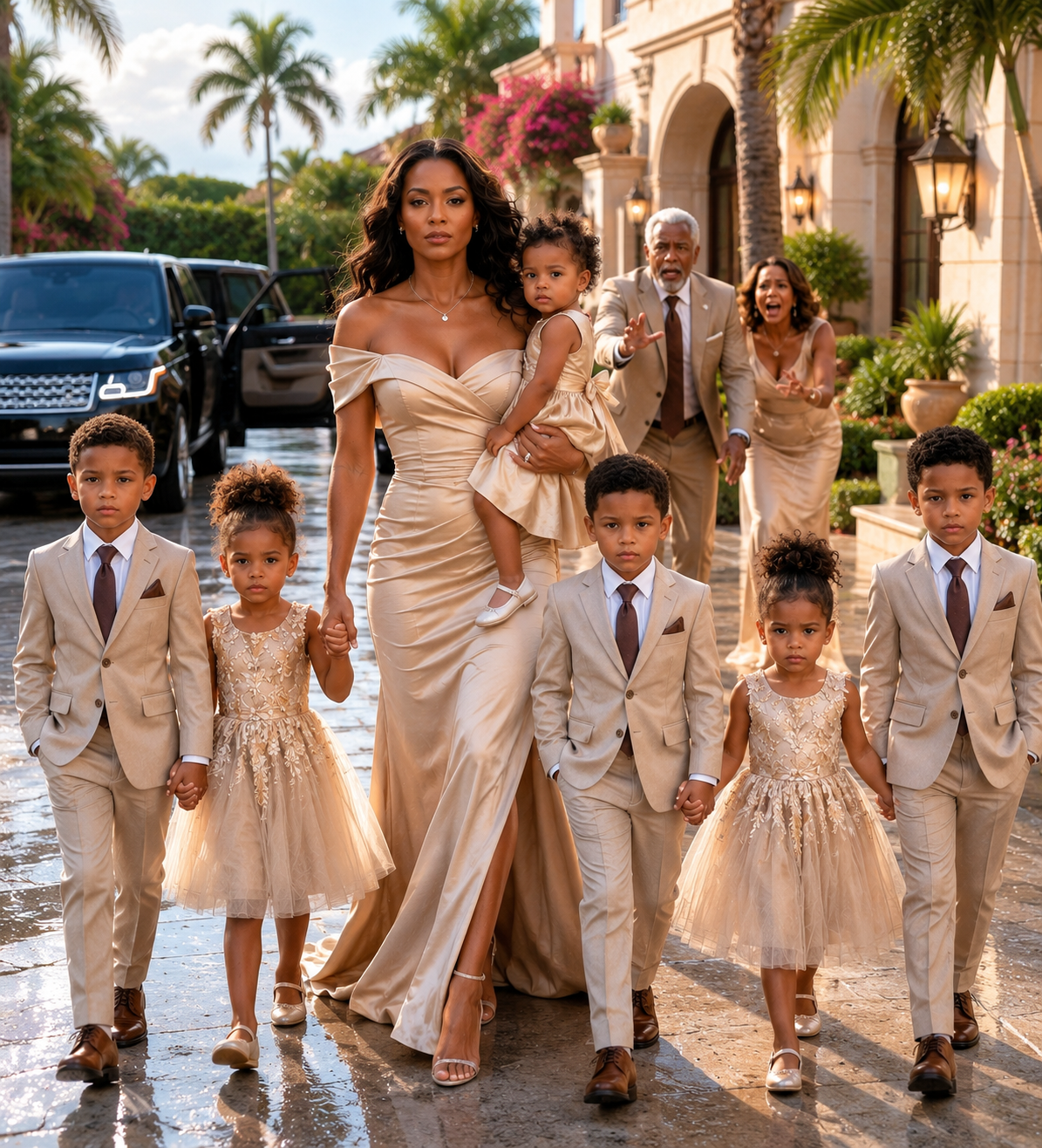 My Father-in-Law Threw Me and My Six Children Into the Rain and Said, “Only Real Bl00d Belongs Here.” Then I Mentioned the Name on the Deed—And Every Smile Instantly Disappeared.