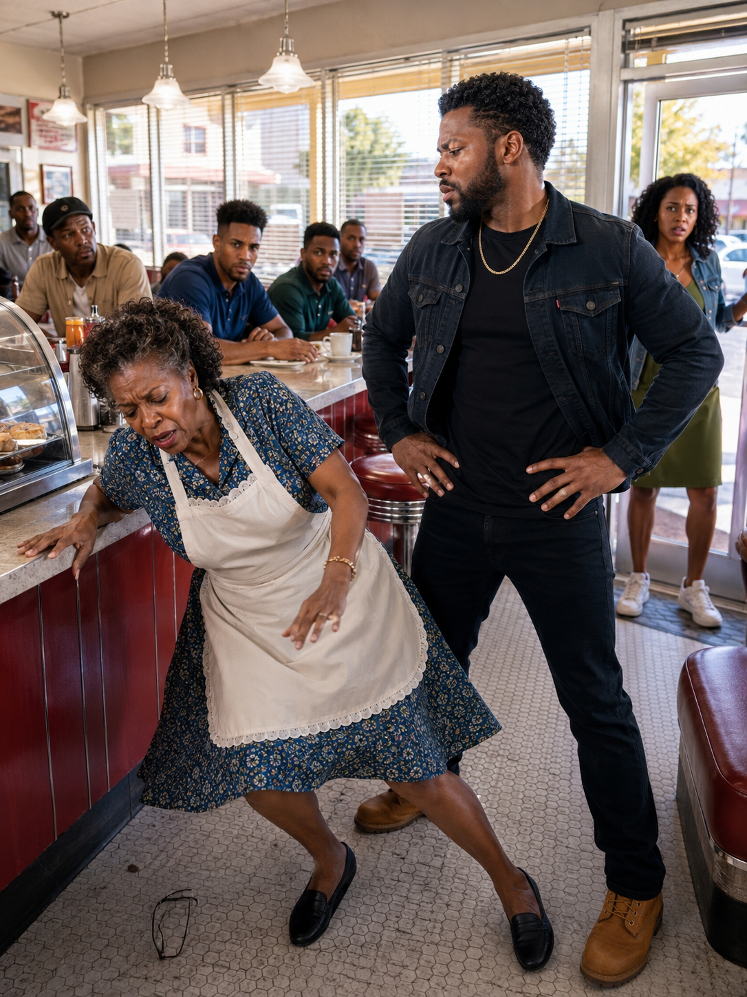 When a bu:lly sh0ved my 75-year-old mother during a confrontation in her North Carolina diner and warned he could do whatever he wanted, the regulars lowered their eyes and the sheriff called it a fall.