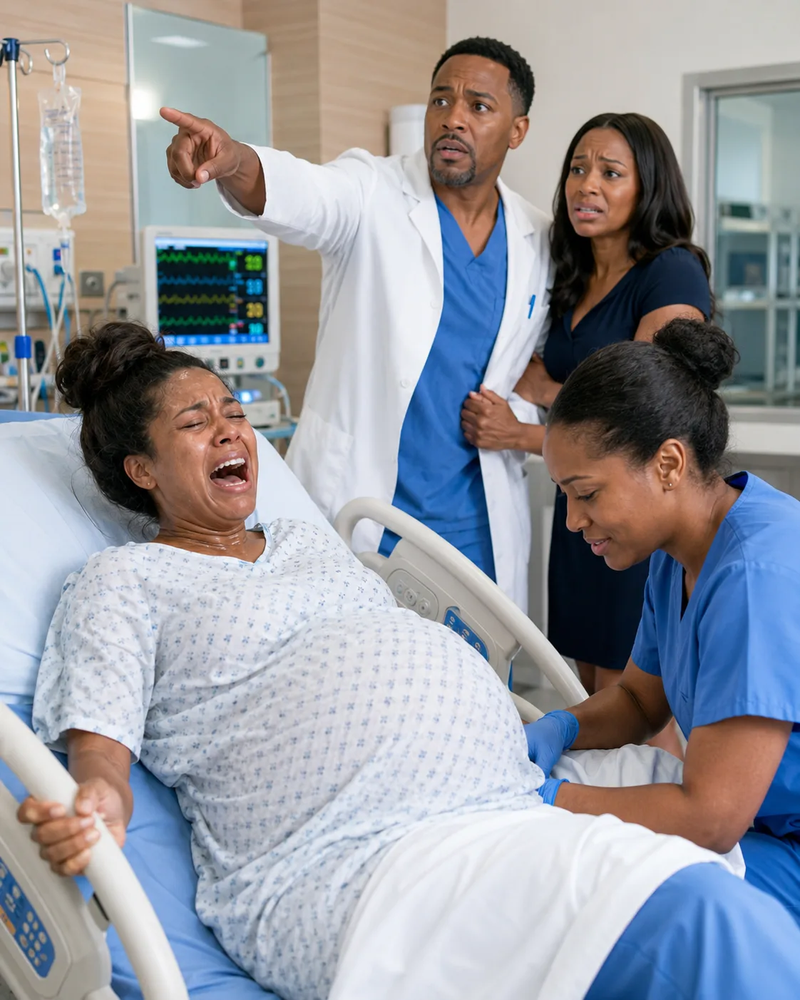 While I Struggled Through Labor With a Nearly 10-Pound Baby, My Doctor Husband Refused My Plea for an Emergency C-Section—Then He Rushed Into the Delivery Room and Froze When He Learned the Truth