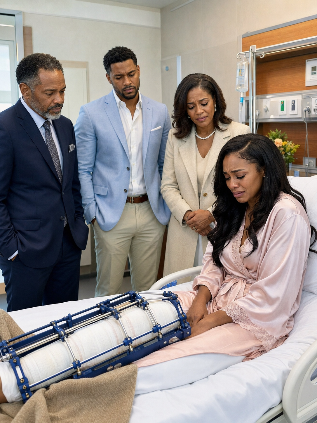 My In-Laws Br0ke My Leg, and My Husband Looked Me in the Eye and Said, “Maybe Now You’ll Finally Learn to Obey.” Three Days Later, They Walked Into My Hospital Room Laughing at Me. I Didn’t Cry or Argue—I Quietly Pressed Record and Called My Lawyer… Never Knowing the Police Had Already Entered Their House.