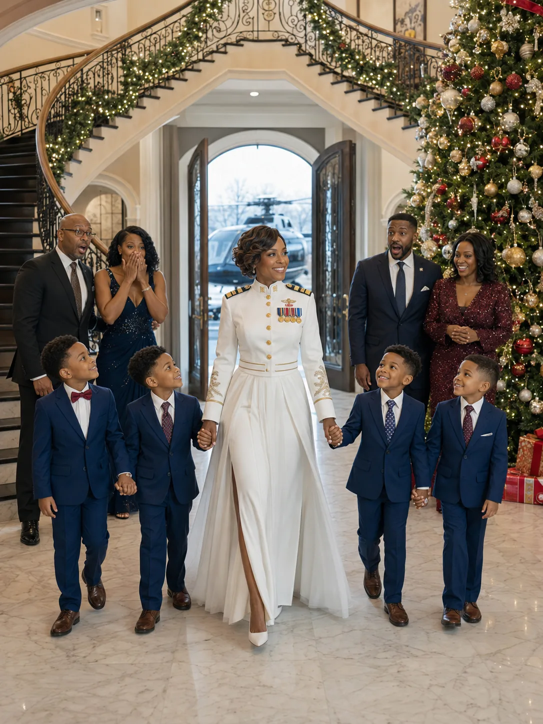 My Ex-Husband Called My Pregnancy a Lie and Spent 8 Years Denying Our Child—Then He Invited Me to Christmas Dinner, Expecting Me to Come Alone. But When Four Little Boys Walked Beside Me Through the Snow, He Finally Faced the Truth He’d Been Too Proud to Ask About.