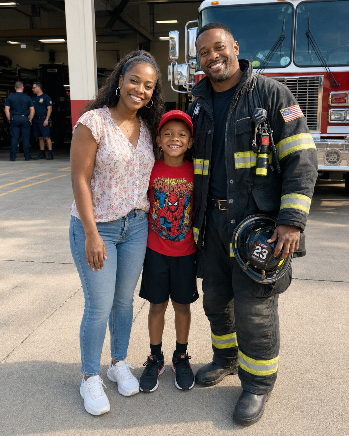 My Son's Final Wish Was to Meet His Favorite Firefighters – When We Arrived, the Captain Took off His Helmet and Said, 'Ma'am, Before Your Son Comes Inside, There's Something You Need to Know'