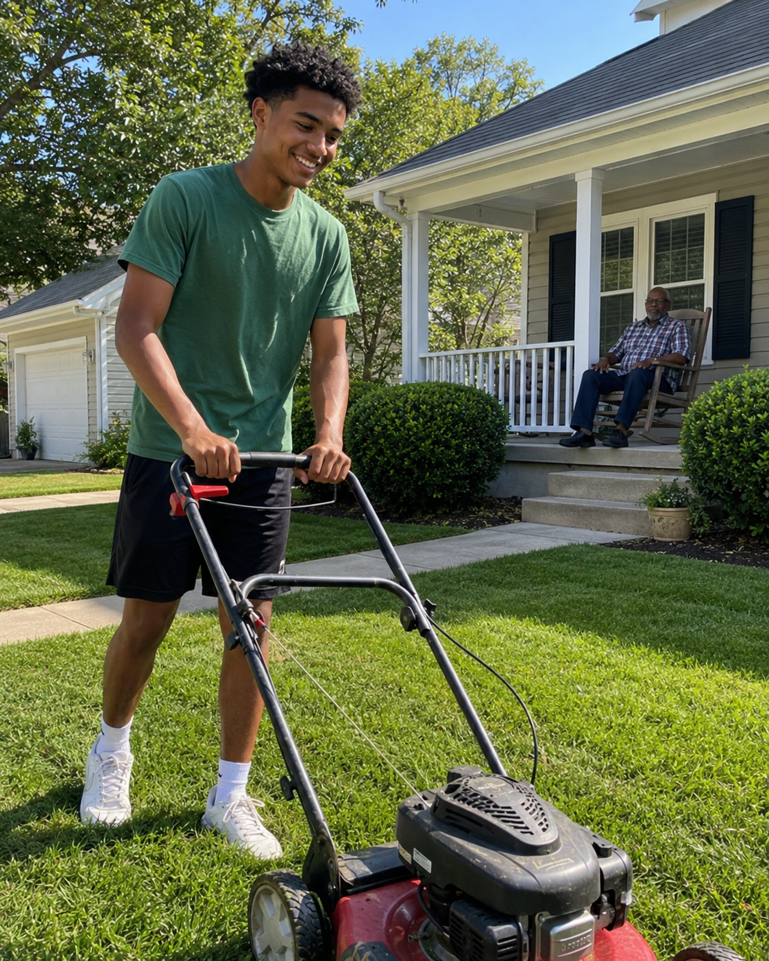 My Teenage Son Mowed Our Lonely Neighbor's Lawn for Free Every Saturday for 4 Years – at the Old Man's Funeral, a Lawyer Handed Him an Envelope and Said, 'He Left Very Specific Instructions for You'