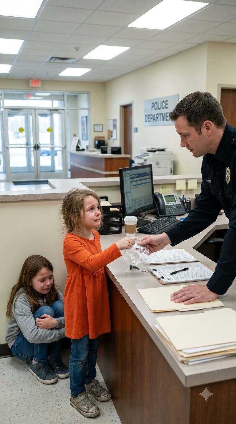“Daddy Put Something in My Sister’s Belly,” a Seven-Year-Old Told the Officer. Then She Revealed What He Made Her Swallow—and an Empty Syringe Hidden in Her Shoe Changed Everything.