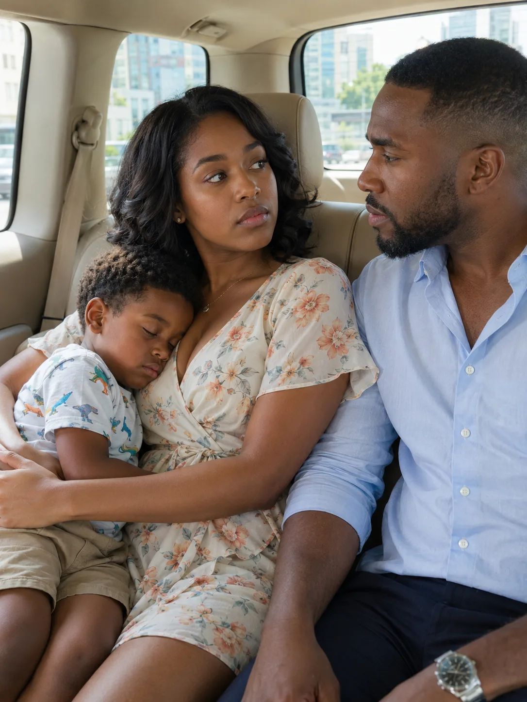 For Nearly 3 Hours, a Stranger Kept Touching My Thigh on the Bus While I Sat Beside My Son—But Just Before We Got Off, He Slipped a Handkerchief Into My Hand and Whispered, “Pretend You’re Dizzy… and Whatever You Do, Don’t Sign Anything.”