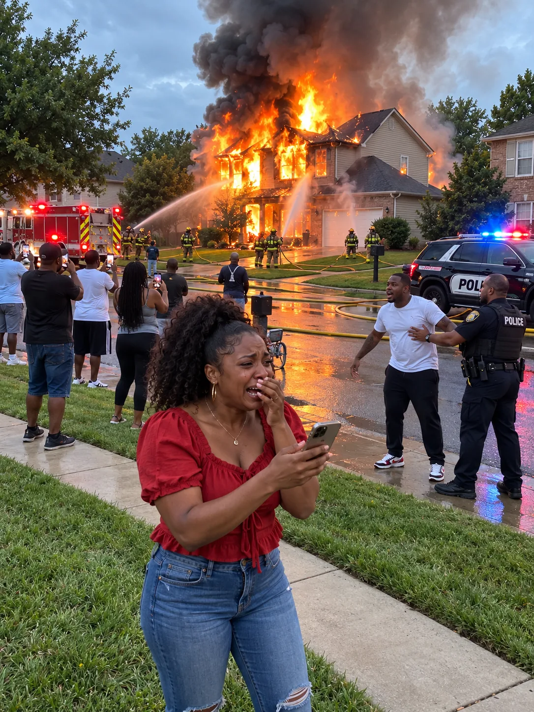 My husband called me, laughing, to say he had burned my dream sports car—but when I reached our driveway, I couldn’t stop laughing either.