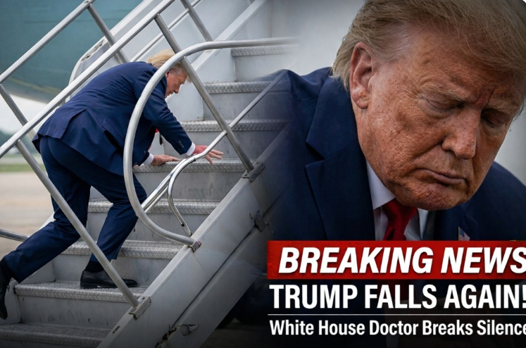 Trump Air Force One Fall Claims Unverified